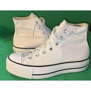 CONVERSE Chuck Taylor Platform High Tops Women 7.5 Sneakers white Casual Shoes